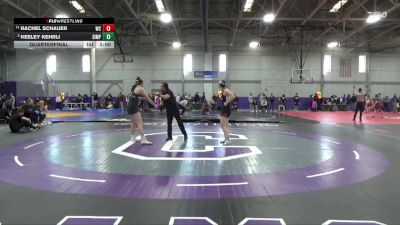 160 lbs Quarterfinal - Keeley Kehrli, Simpson vs Rachel Schauer, Wartburg