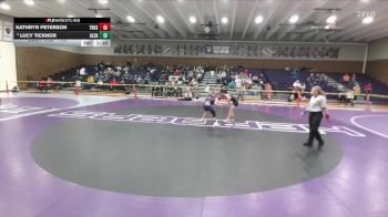 115 lbs Champ. Round 1 - Lucy Ticknor, Glenrock vs Kathryn Peterson, Thunder Basin