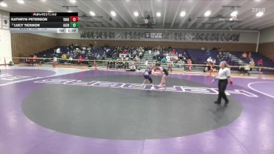 115 lbs Champ. Round 1 - Lucy Ticknor, Glenrock vs Kathryn Peterson, Thunder Basin