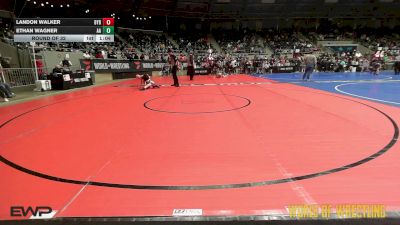 67 lbs Round Of 32 - Landon Walker, Backyard Brawlers vs Ethan Wagner, Alber Athletics