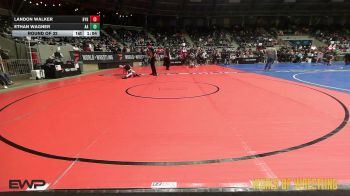 67 lbs Round Of 32 - Landon Walker, Backyard Brawlers vs Ethan Wagner, Alber Athletics