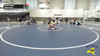 165 lbs 3rd Place Match - Joseph Burg, Akron Wrestling Club vs Logan Sheriff, Club Not Listed