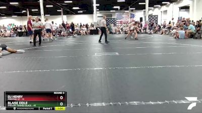 182 lbs Round 3 (6 Team) - Blaise Eidle, Steller Trained Black vs DJ Henry, Prestige GT