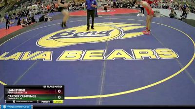 172 lbs Finals (8 Team) - Liam Byrne, Mountain View vs Carder Cummings, Thurston