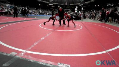 67 lbs Round Of 16 - Grayson Varnell, Team Tulsa Wrestling Club vs Perry Dodgen, Wesley Wrestling Club