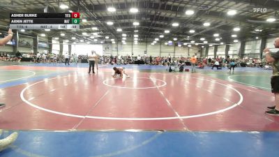 85 lbs Rr Rnd 2 - Asher Burke, Titan Forge - MS vs Aiden Jette, Mat Warriors Green MS - MS