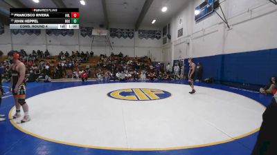 136 lbs Cons. Round 4 - John Heppel, Roseville vs Francisco Rivera, Hollister