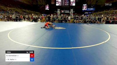 113 lbs Cons 32 #2 - Bryce Schnelzer, VA vs Aiden Hahn, MO