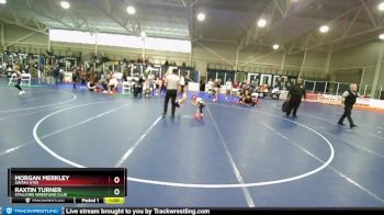 34-39 lbs Round 1 - Morgan Merkley, Uintah Utes vs Raxtin Turner, Stallions Wrestling Club