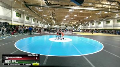 95 lbs Cons. Round 3 - Trygg Dahlstrom, Oakes vs Roman Diaz, NEWCASTLE FALL GUYS