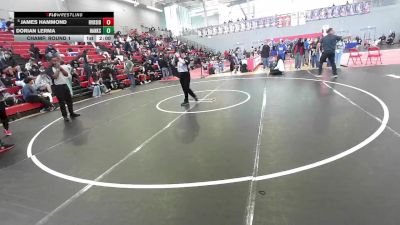 106 lbs Champ. Round 1 - James Hammond, El Paso Riverside vs Dorian Lerma, El Paso Hanks