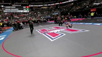 126-3A Champ. Round 1 - Conner Derry, Fort Morgan vs Gidone Cervantes, Florence High School