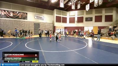 39 lbs Quarterfinal - Sterson Maestas, Stallions Wrestling Club vs Axxton Mckeachnie, JWC