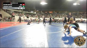 75 lbs Round Of 16 - Blaine Butler, Madill Takedown vs Maddox Burk, Division Bell Wrestling
