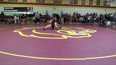 149 lbs Cons. Round 2 - Isaiah Bell, College Of The Redwoods vs Callum Kremer, Lassen College