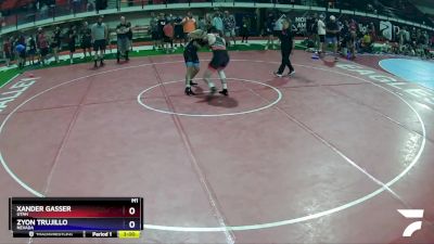 160 lbs Champ. Round 2 - Xander Gasser, Utah vs Zyon Trujillo, Nevada