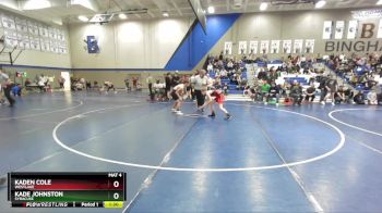112 lbs Cons. Round 2 - Kade Johnston, Syracuse vs Kaden Cole, Westlake