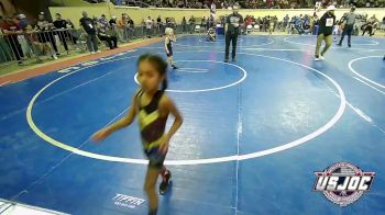 43 lbs Consi Of 16 #2 - Serenity Esparza, Mission Wrestling Club vs Issac Guyton, Enid Youth Wrestling Club