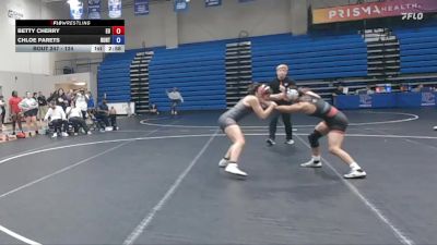 124 lbs Cons. Round 4 - Betty Cherry, Emmanuel University vs Chloe Parets, Huntingdon