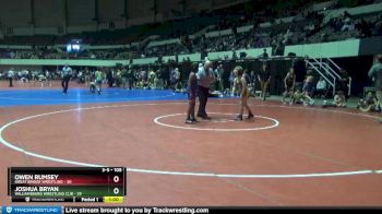 105 lbs Quarterfinal - Owen Rumsey, Great Bridge Wrestling vs Joshua Bryan, Williamsburg Wrestling Clib