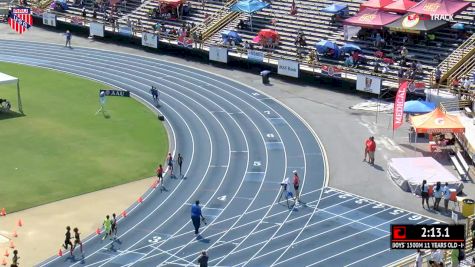 Boys' 1500m, Finals 4 - Age 11