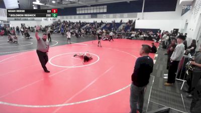 132 lbs Quarterfinal - Noah Reese, San Clemente HS vs Solomon Resnick, Capo Valley High School