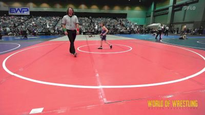 76 lbs Round Of 32 - Gibson Ashby, Wasatch Wrestling Club vs Kolton Hartman, Kodiak Attack