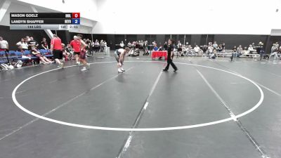 144 lbs Mason Goelz, Team Indiana Blue vs Landyn Shaffer, New York