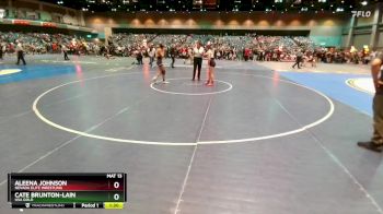 111-118 lbs Round 3 - Cate Brunton-Lain, USA GOLD vs Aleena Johnson, Nevada Elite Wrestling