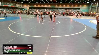 111-118 lbs Round 3 - Cate Brunton-Lain, USA GOLD vs Aleena Johnson, Nevada Elite Wrestling