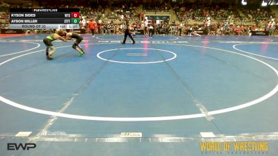 67 lbs Round Of 32 - Kyson Sides, WTC vs Ayson Miller, Standfast