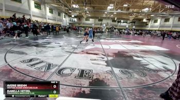 100 lbs 3rd Place Match - Averie Brehm, Westside Raider Wrestling Club vs Isabella Hetzel, Thermopolis Wrestling Club