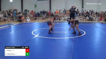 67 lbs Quarterfinal - Jett Hines, Central Silverbacks vs Elijah Castanon, Fight Sports Falls