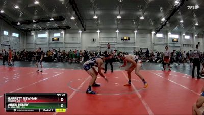 157 lbs Round 1 (6 Team) - Garrett Newman, Phoenix WC 1 vs Aiden Henry, 84 Athletes