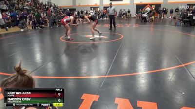 115 lbs Quarterfinal - Madison Kirby, Williamsburg vs Kate Richards, Solon