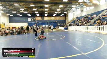 113 lbs Round 3 (8 Team) - Preston Williams, Cowboys WC vs Caden Laravuso, Lake Mary Militia WC