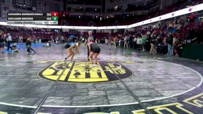 145 lbs Cons. Round 2 - Kaylanni Brooks, Caldwell vs Alexandra Rodriguez-Zavala, Caldwell