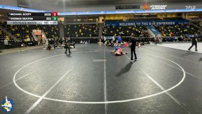 190 lbs 5th Place Match - Thomas Sexton, Decorah vs Michael Scott, Odessa