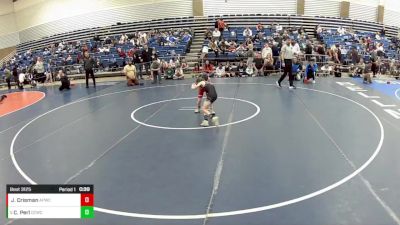 12U Boys - 58 lbs Champ. Round 1 - Chase Perl, Columbia City Wrestling Club vs James Crisman, All-Phase Wrestling Club