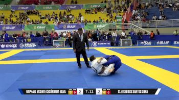Cleiton Dos Santos Silva vs Raphael Vicente Cesário Da Silva 2025 Brasileiro Jiu-Jitsu IBJJF