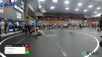 58-61 lbs Quarterfinal - Wrett Lawther, Rough Riders vs Kol Burd, Weatherford Youth Wrestling