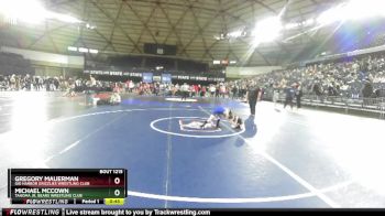 59 lbs Cons. Round 2 - Gregory Mauerman, Gig Harbor Grizzlies Wrestling Club vs Michael McCown, Tahoma Jr. Bears Wrestling Club