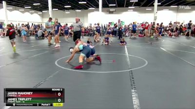 88 lbs Round 2 (6 Team) - Jaxen Mahoney, CTWHALE vs James Triplett, Xtreme Team