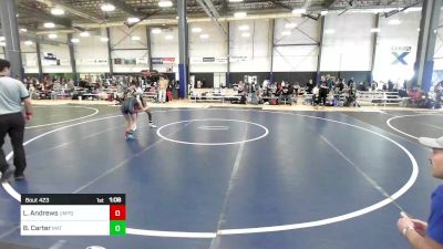 80 lbs Rr Rnd 2 - Layla Andrews, Umpqua Wrestling Club vs Brooklyn Carter, Mat Demon WC