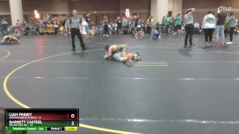 95 lbs Quarterfinals (8 Team) - Barrett Casteel, Roundtree WA vs Liam Finney, Untouchables Purple