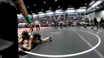 90 lbs Final - Ayden Rodgers, Mustang Bronco Wrestling Club vs Brayden Merritt, Norman North