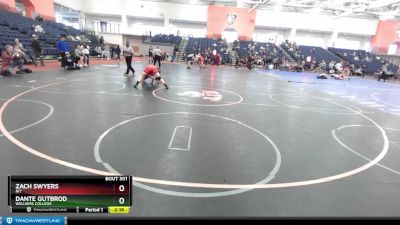 184 lbs Quarterfinal - Dante Gutbrod, Williams College vs Zach Swyers, RIT