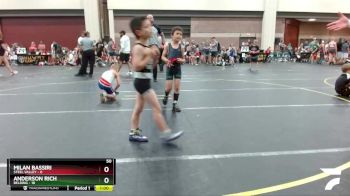 50 lbs Round 2 (6 Team) - Milan Bassiri, Steel Valley vs Anderson Rich, Belding