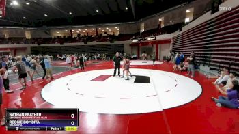 126 lbs Cons. Round 3 - Nathan Feather, Keystone Kids Wrestling Club vs Reggie Bombita, Oklahoma