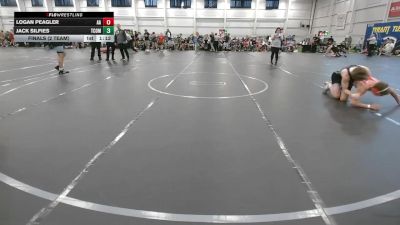 138 lbs Finals (2 Team) - Logan Peagler, All American vs Jack Silfies, The Compound
